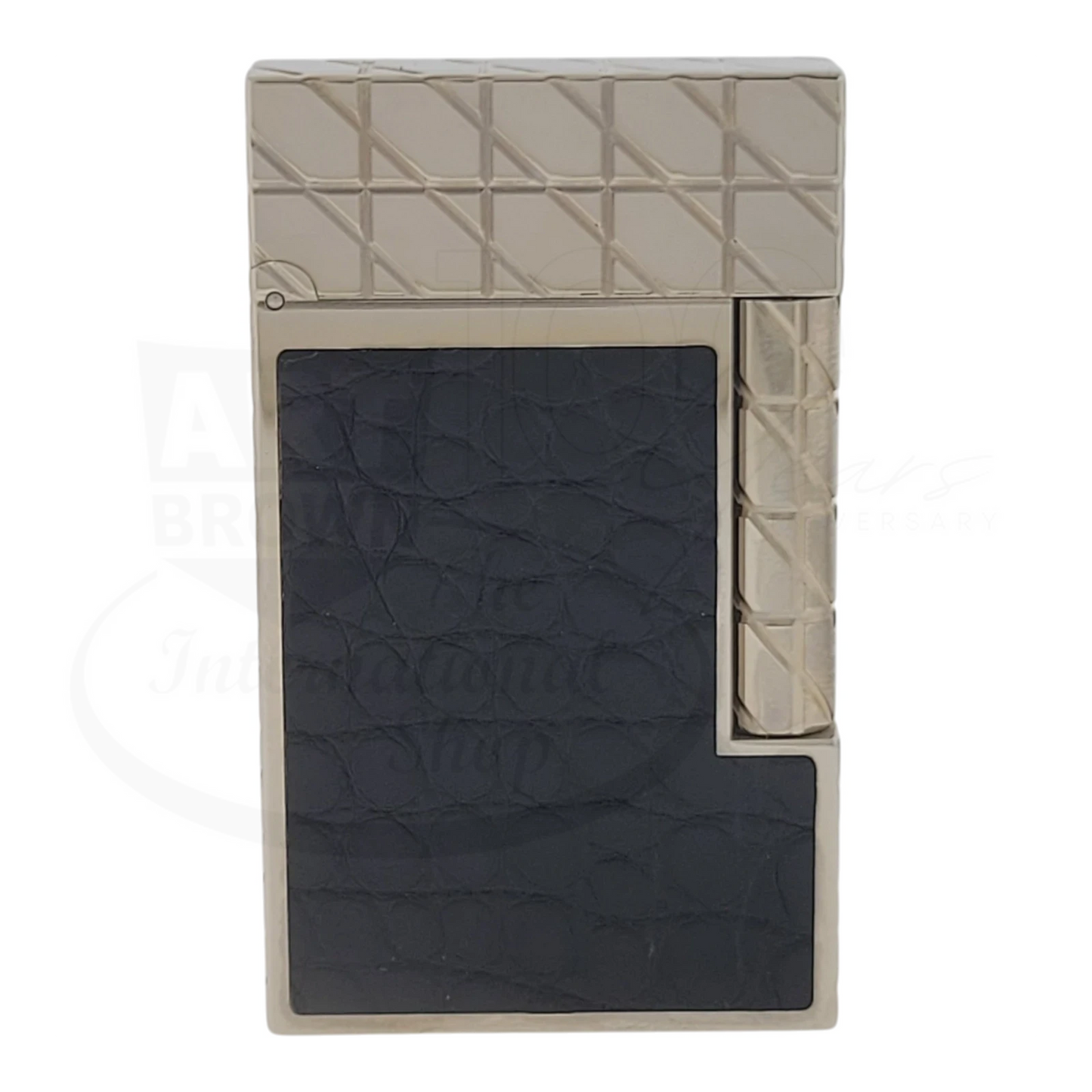 S.T. Dupont Limited Edition Alligator Leather & Palladium Lighter, 016852