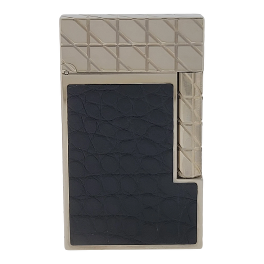 S.T. Dupont Limited Edition Alligator Leather & Palladium Lighter, 016852