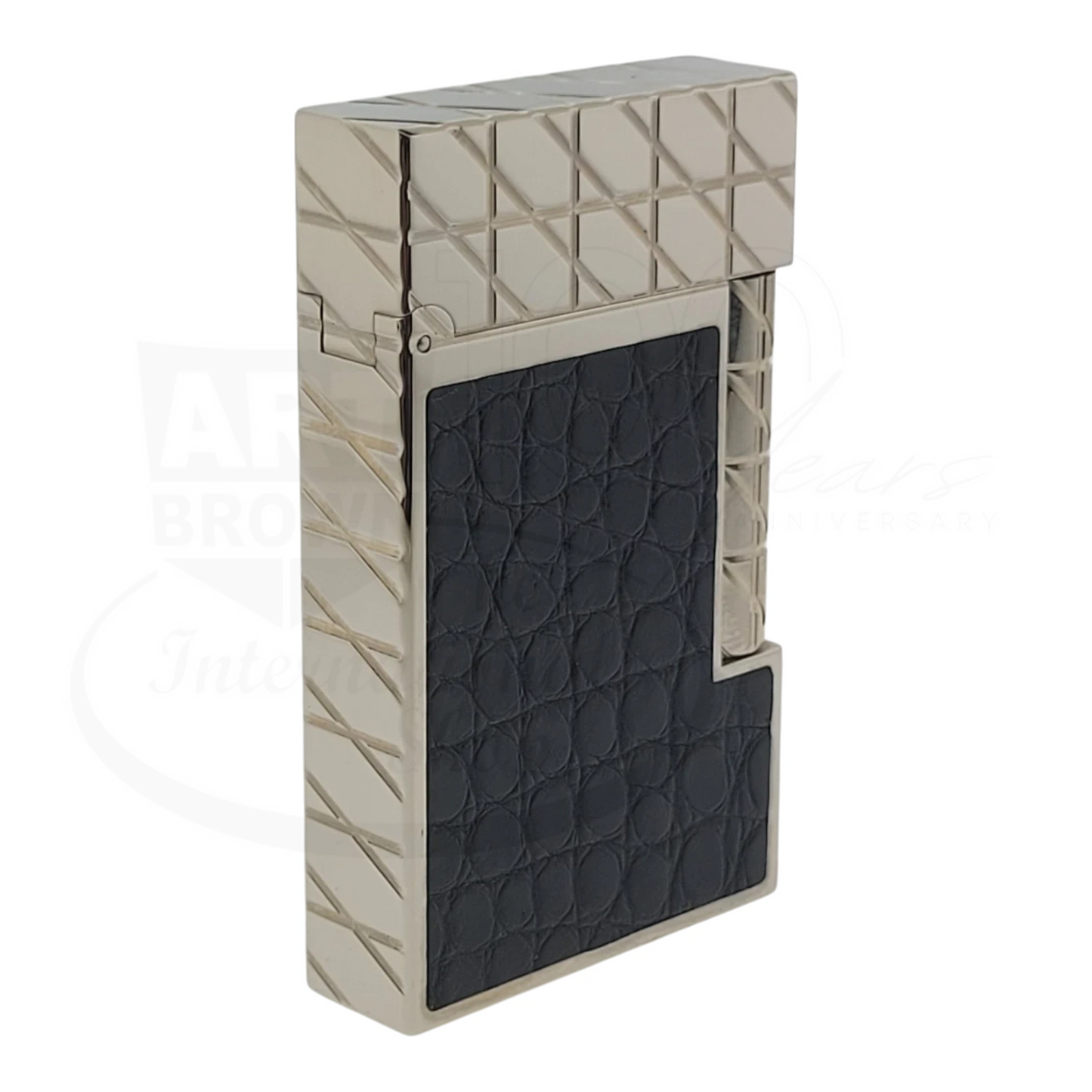 S.T. Dupont Limited Edition Alligator Leather & Palladium Lighter, 016852