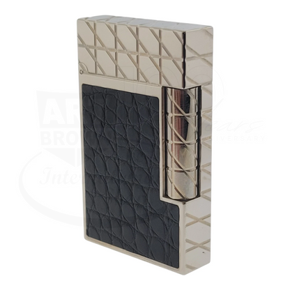 S.T. Dupont Limited Edition Alligator Leather & Palladium Lighter, 016852