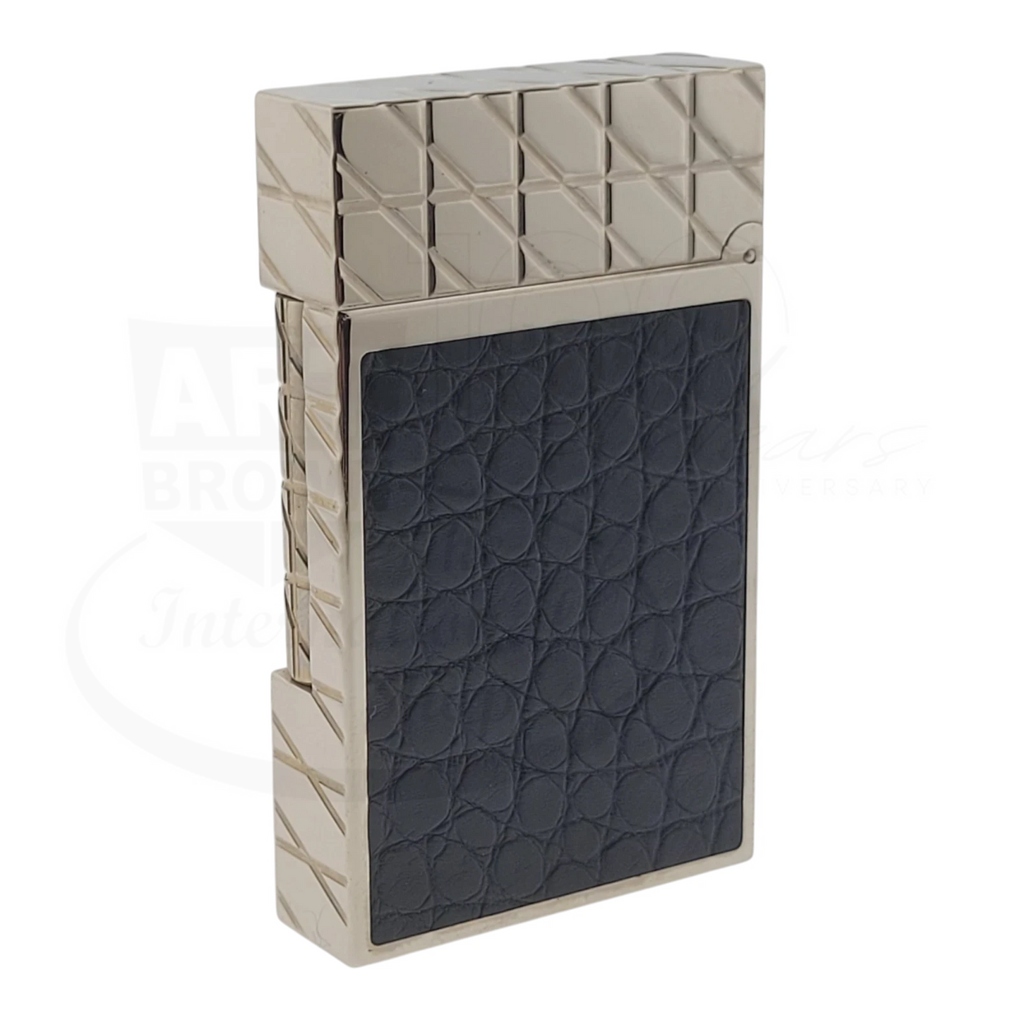 S.T. Dupont Limited Edition Alligator Leather & Palladium Lighter, 016852