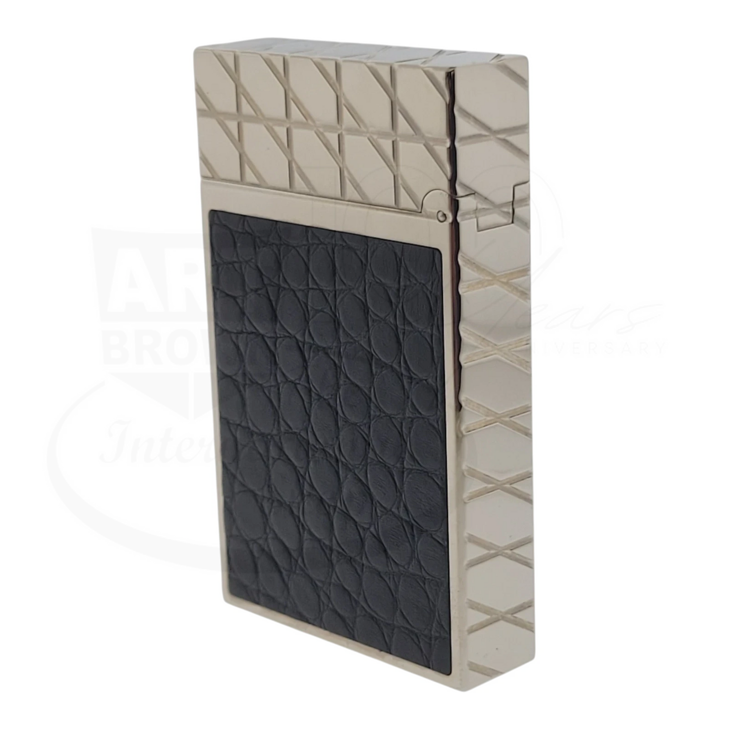 S.T. Dupont Limited Edition Alligator Leather & Palladium Lighter, 016852