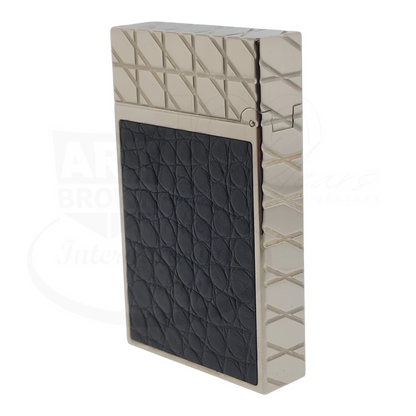 S.T. Dupont Limited Edition Alligator Leather & Palladium Lighter, 016852