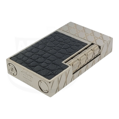 S.T. Dupont Limited Edition Alligator Leather & Palladium Lighter, 016852