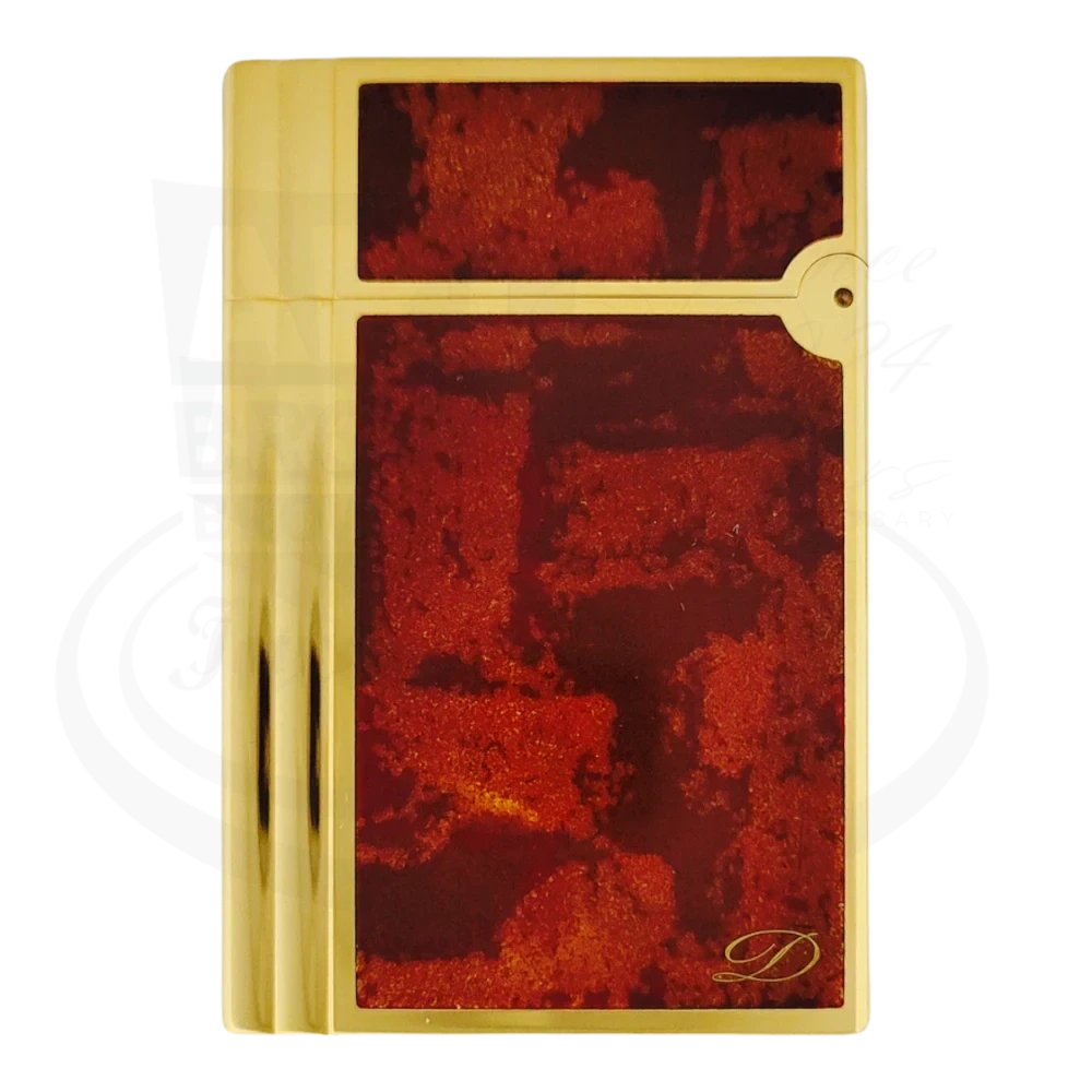 S.T. Dupont Gatsby Brown/Orange Lacquer and Gold Dust Gold Lighter S.T. Dupont Gatsby Brown/Orange Lacquer and Gold Dust Gold Lighter