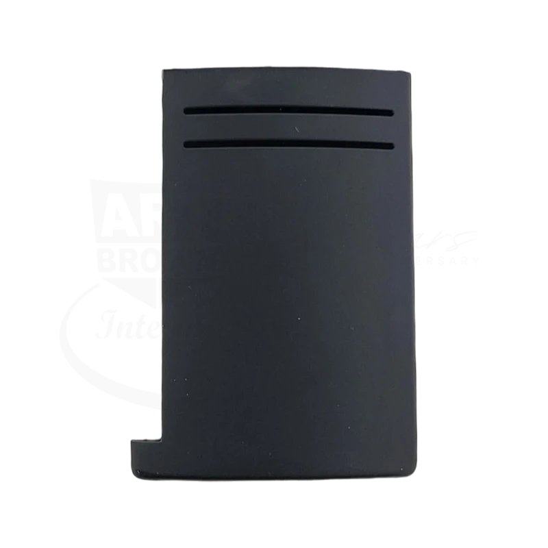 S.T. Dupont replacement shells for Maxijet lighter in matte black finish with sleek rectangular design