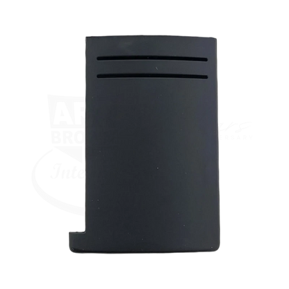 S.T. Dupont replacement shells for Maxijet lighter in matte black finish with sleek rectangular design
