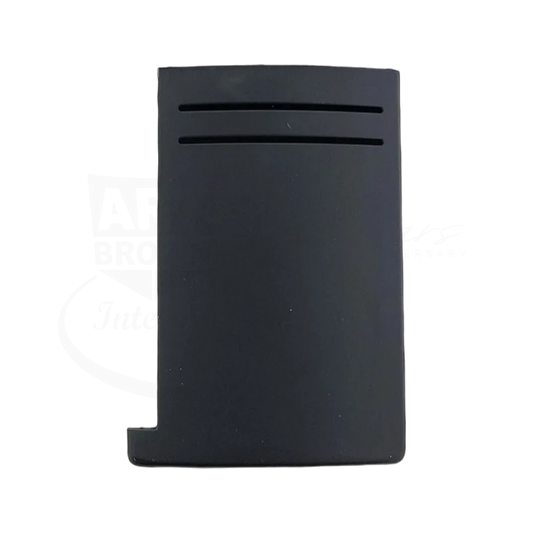 S.T. Dupont replacement shells for Maxijet lighter in matte black finish with sleek rectangular design