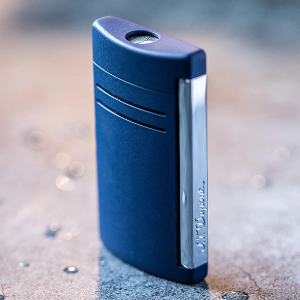 S.T. Dupont Maxijet Matte Blue Torch Lighter, 020027