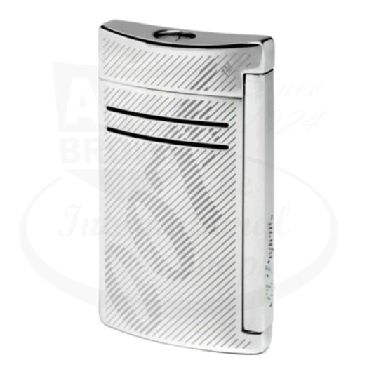 S.T. Dupont Limited Edition James Bond Maxijet Chrome Lighter 020167N chromium metal sleek rectangular design