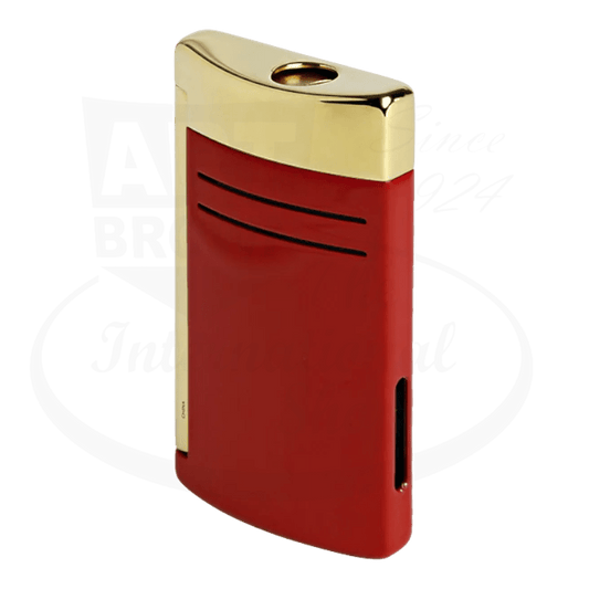 S.T. Dupont Maxijet Burgundy and Golden Finish Lighter, 020174