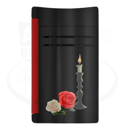 S.T. Dupont Maxijet Memento Mori Black Torch Lighter, 020394