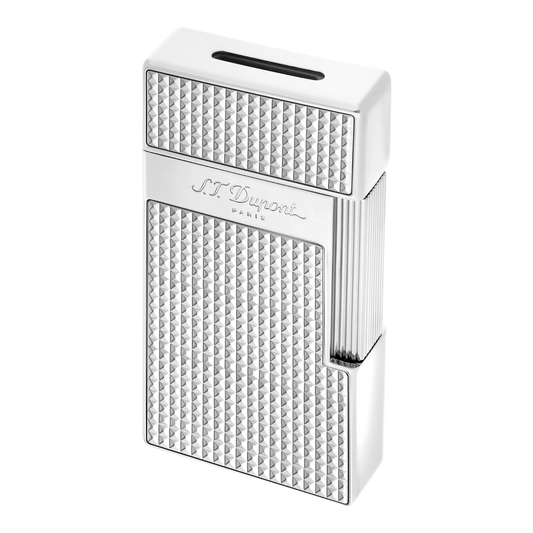 S.T. Dupont Biggy Chrome Diamond Head Lighter, 025010