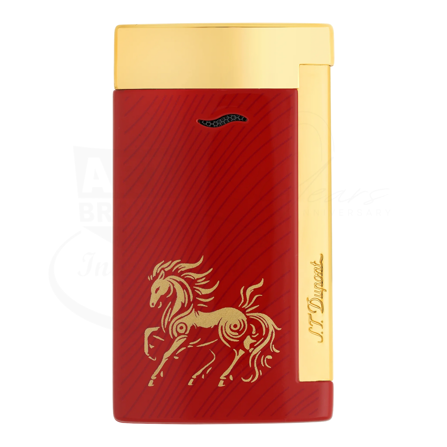 S.T. Dupont Limited Edition Slim 7 Year of The Horse Red & Gold Lighter, 027080