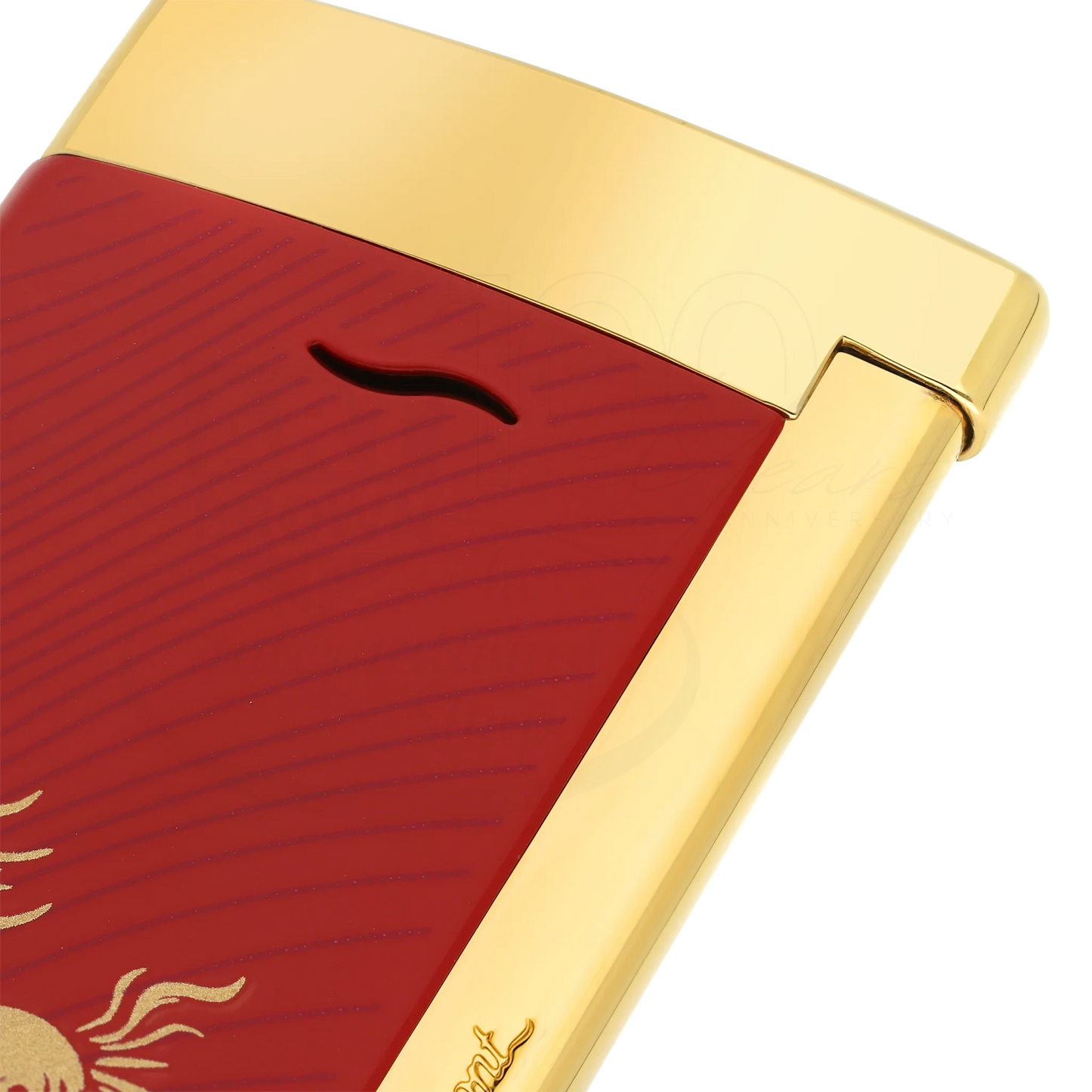 S.T. Dupont Limited Edition Slim 7 Year of The Horse Red & Gold Lighter, 027080