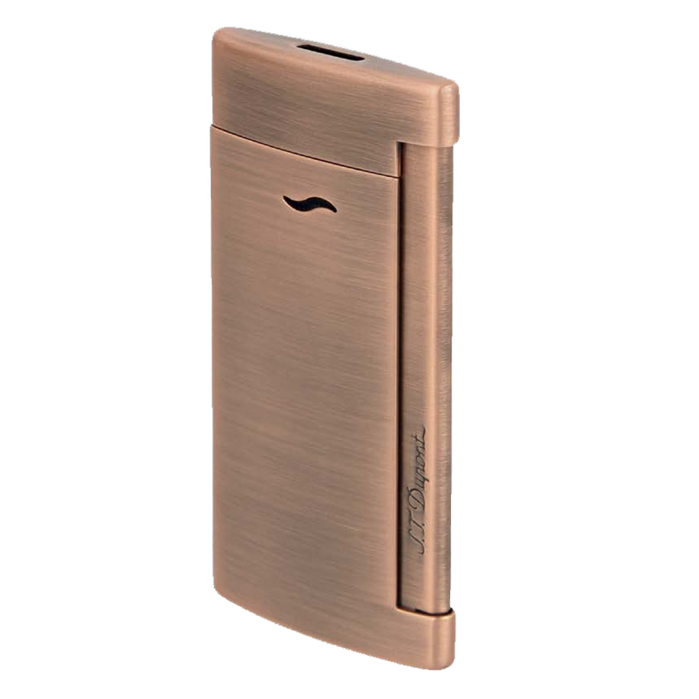 S.T. Dupont Slim 7 Full Brushed Copper Lighter, 027809