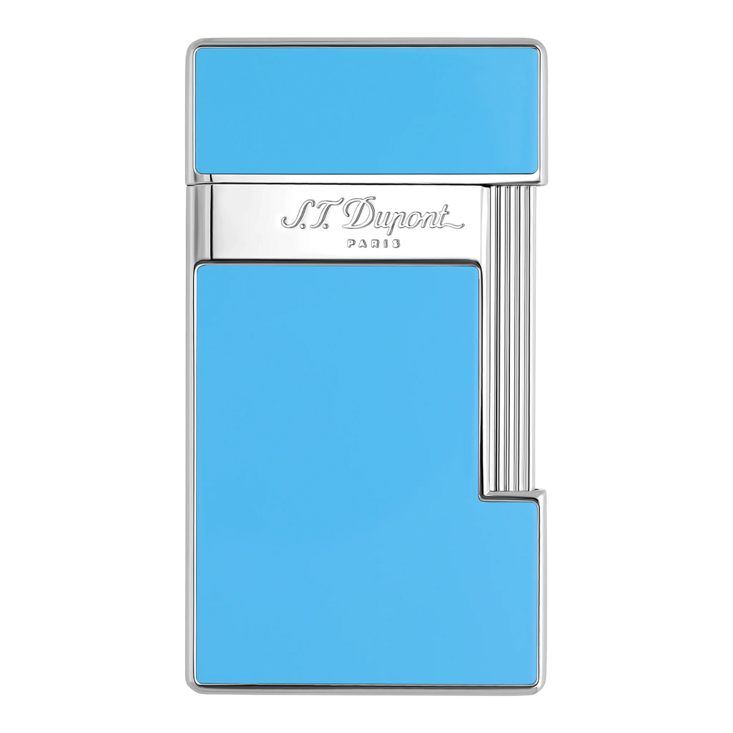 S.T. Dupont Slimmy Light Blue Lacquer & Chrome Lighter, 028007