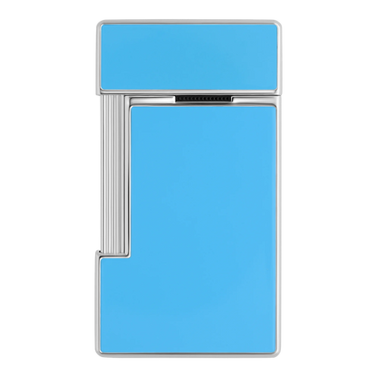 S.T. Dupont Slimmy Light Blue Lacquer & Chrome Lighter, 028007