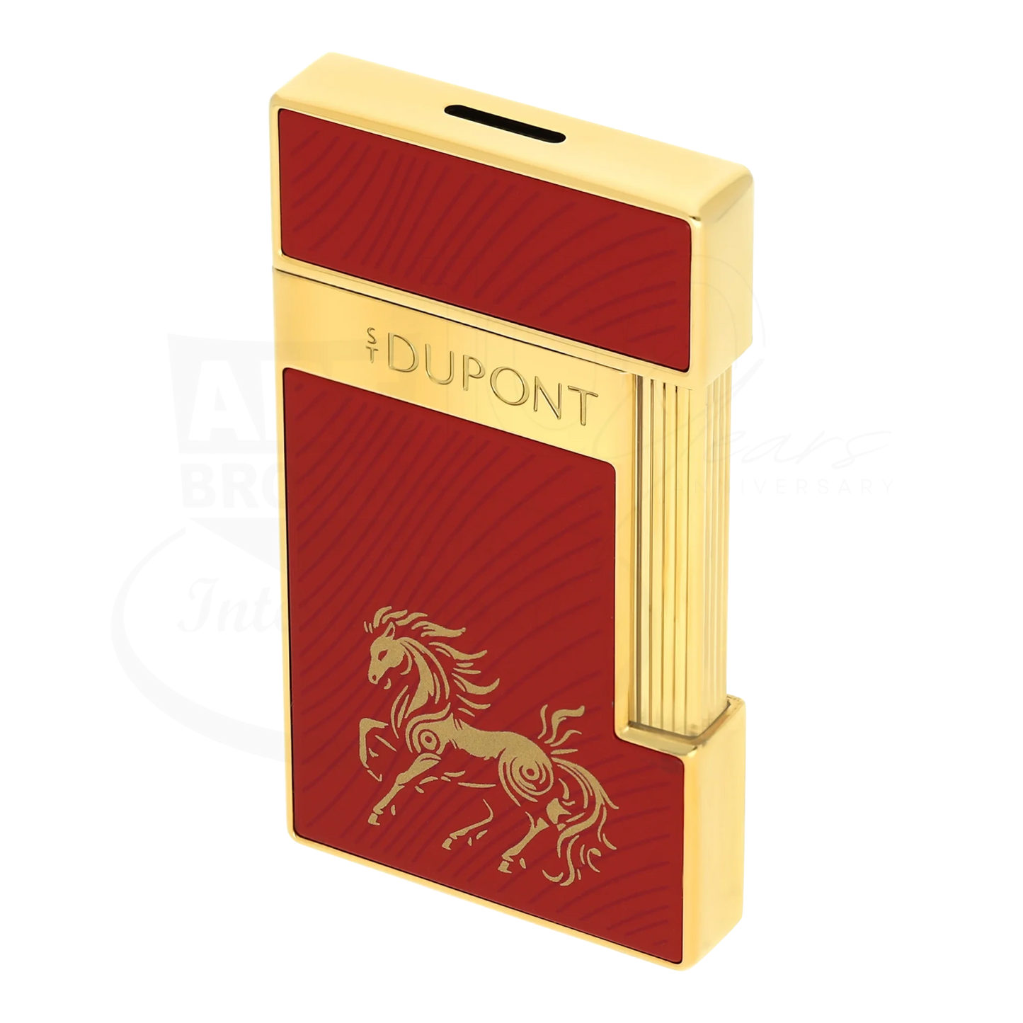 S.T. Dupont Limited Edition Slimmy Year of The Horse Red & Gold Lighter, 028080