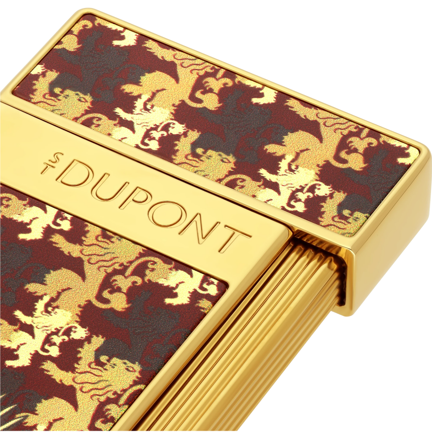 S.T. Dupont x Game of Thrones Slimmy Red & Gold House Lannister Lighter, 028111