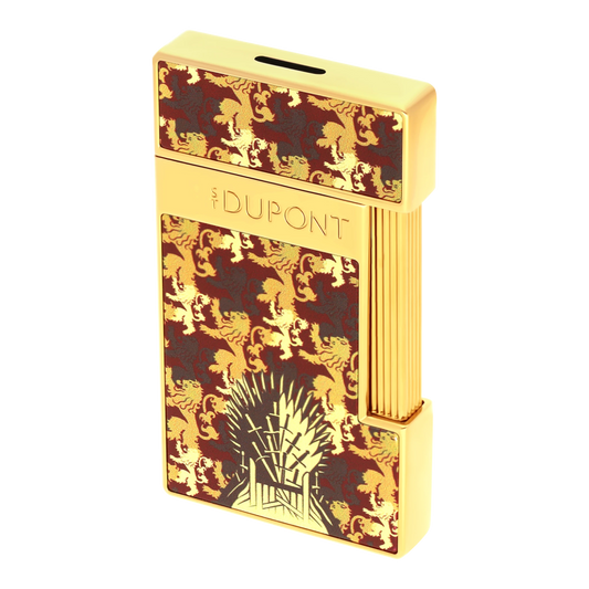 S.T. Dupont x Game of Thrones Slimmy Red & Gold House Lannister Lighter, 028111