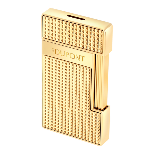 S.T. Dupont Slimmy Golden Diamond Head Lighter, 028119