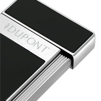 S.T. Dupont Slimmy Black Lacquer & Chrome Lighter, 028221