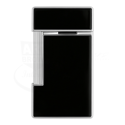 S.T. Dupont Slimmy Black Lacquer & Chrome Lighter, 028221