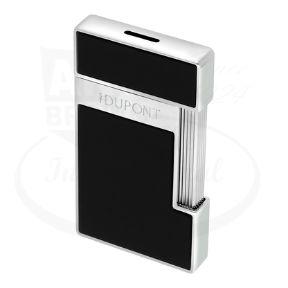 S.T. Dupont Slimmy Black Lacquer & Chrome Lighter, 028221