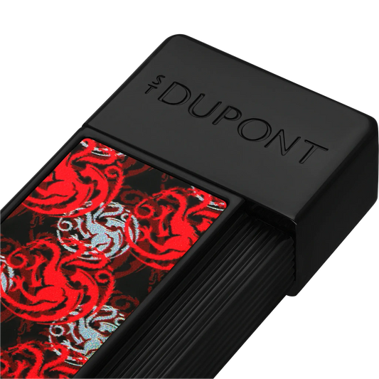 S.T. Dupont x Game of Thrones Twiggy Black & Red House Targaryen Lighter, 030012