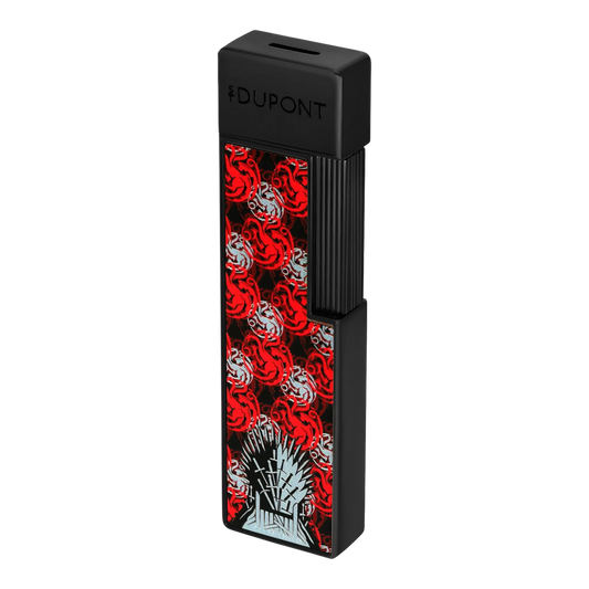 S.T. Dupont x Game of Thrones Twiggy Black & Red House Targaryen Lighter, 030012