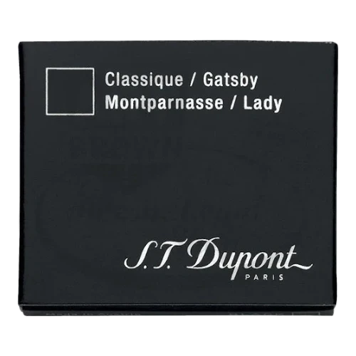 s.t. dupont fountain pen cartridge refills for Classique, Gatsby, Monparnasse & lady pens in black