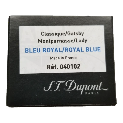 s.t. dupont fountain pen cartridge refills for Classique, Gatsby, Monparnasse & ladyin blue