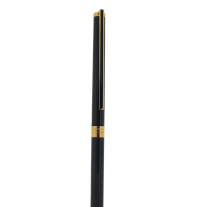 S.T. Dupont Classique Black Lacquer & Gold Ballpoint Pen, 045290N