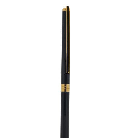 S.T. Dupont Classique Black Lacquer & Gold Ballpoint Pen, 045290N