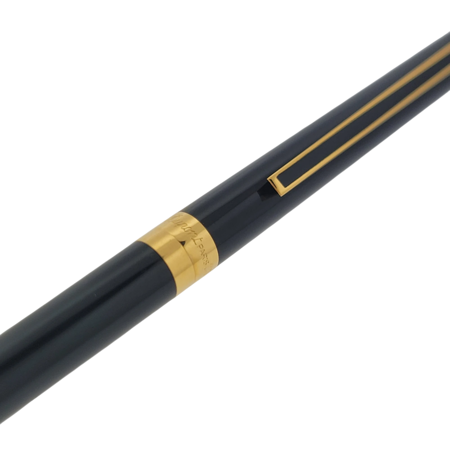 S.T. Dupont Classique Black Lacquer & Gold Ballpoint Pen, 045290N