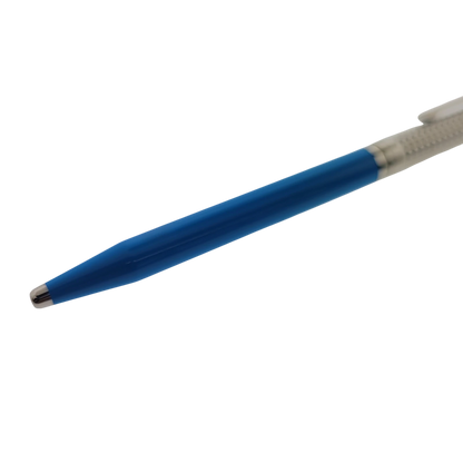 S.T. Dupont Classique Blue and Palladium Diamond Head Ballpoint Pen, 045274N