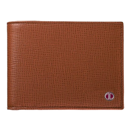 Davidoff Bilfold Wallet with Coin Pocket in Tan Leather, 10223