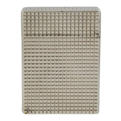 Preowned Vintage S.T. Dupont Ligne 1 BS Palladium Diamondhead Lighter, 011110