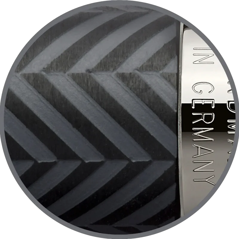 Graf von Faber-Castell Guilloche Anthracite Ciselé Fountain Pen