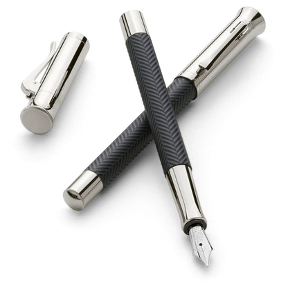 Graf von Faber-Castell Guilloche Anthracite Ciselé Fountain Pen