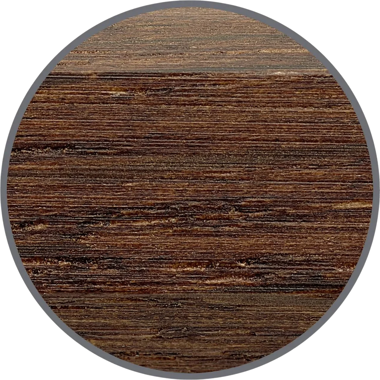 Faber-Castell Ondoro Wood close-up of smooth smoked oak texture in dark brown tones with subtle grain pattern
