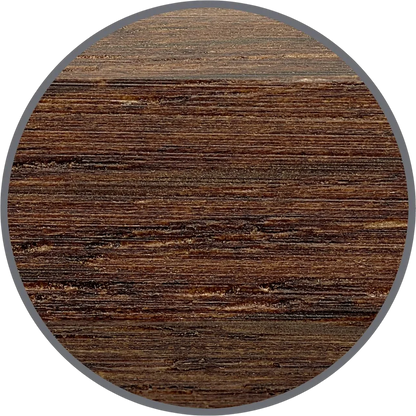 Faber-Castell Ondoro Wood close-up of smooth smoked oak texture in dark brown tones with subtle grain pattern