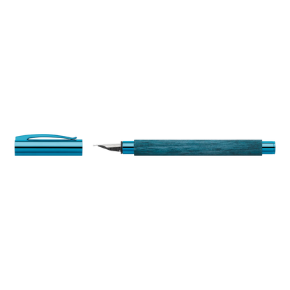 Faber-Castell Limited Edition Ambition Blue Wood Fountain Pen