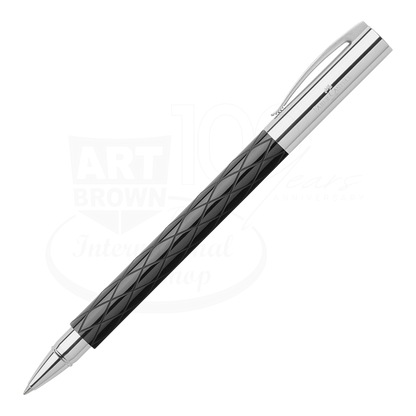 Faber-Castell Ambition Black Rhombus Rollerball Pen