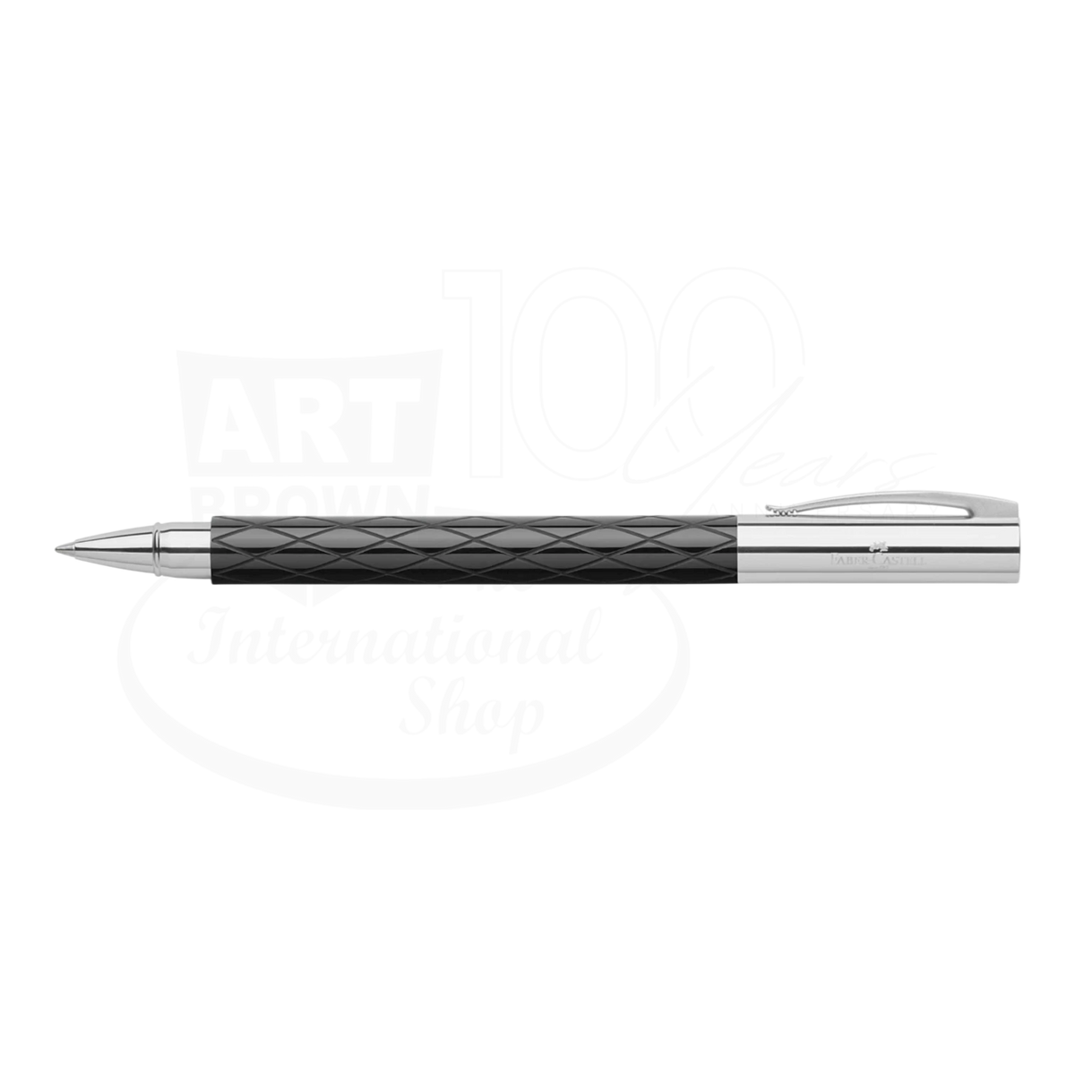 Faber-Castell Ambition Black Rhombus Rollerball Pen