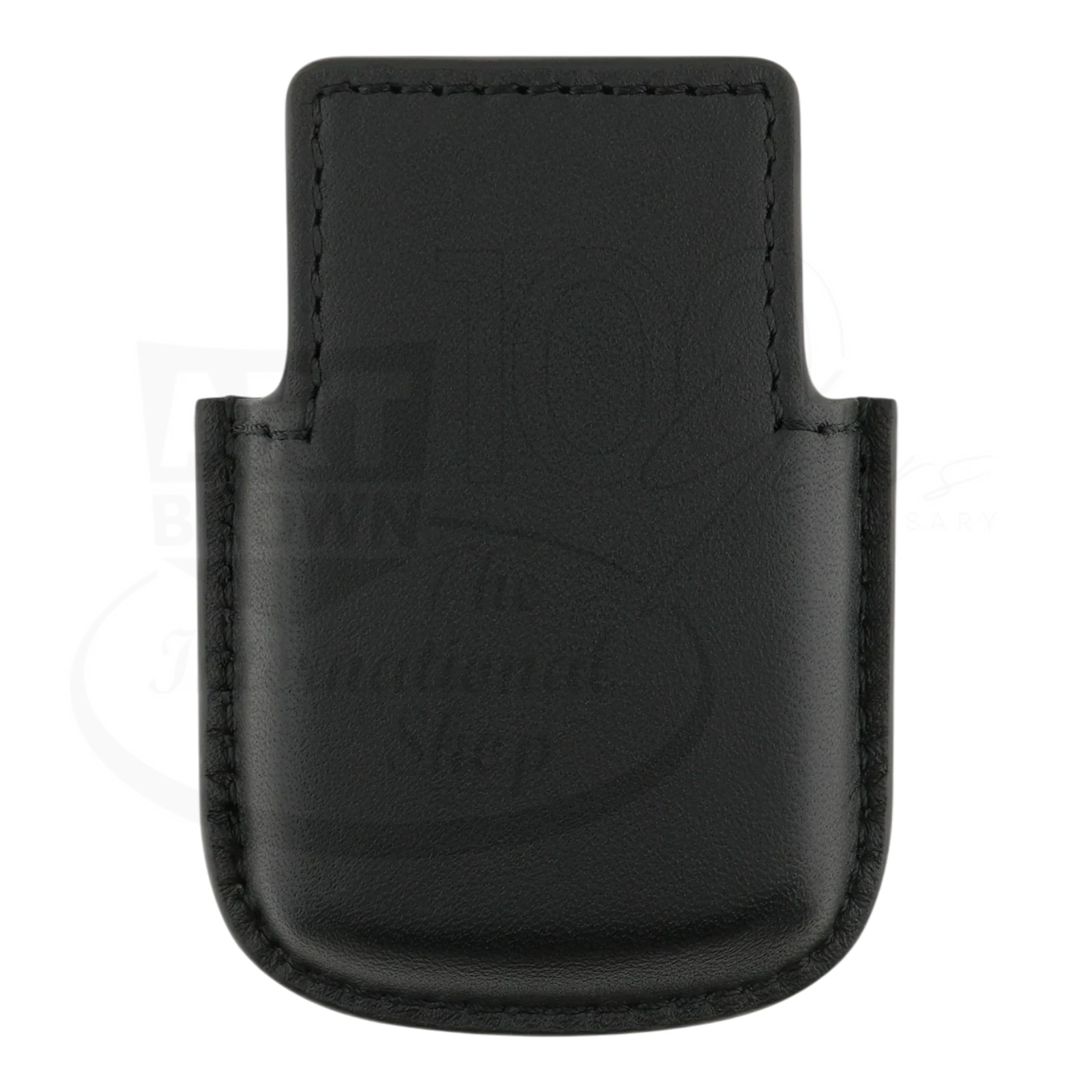 Backside of Soft leather lighter case for Ligne 2 lighters, topless slip in pouch 
