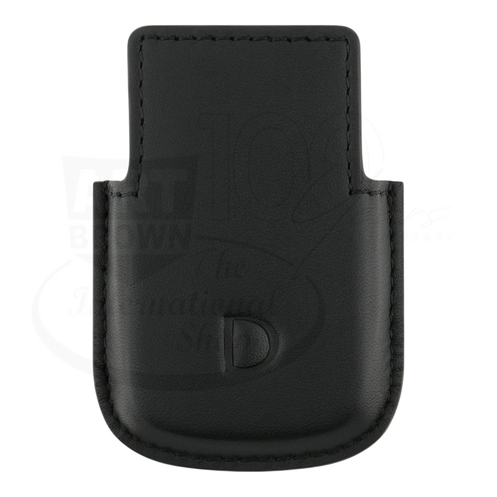 Soft leather lighter case for Le Grand lighters with embossed D logo, slip in pouch without top