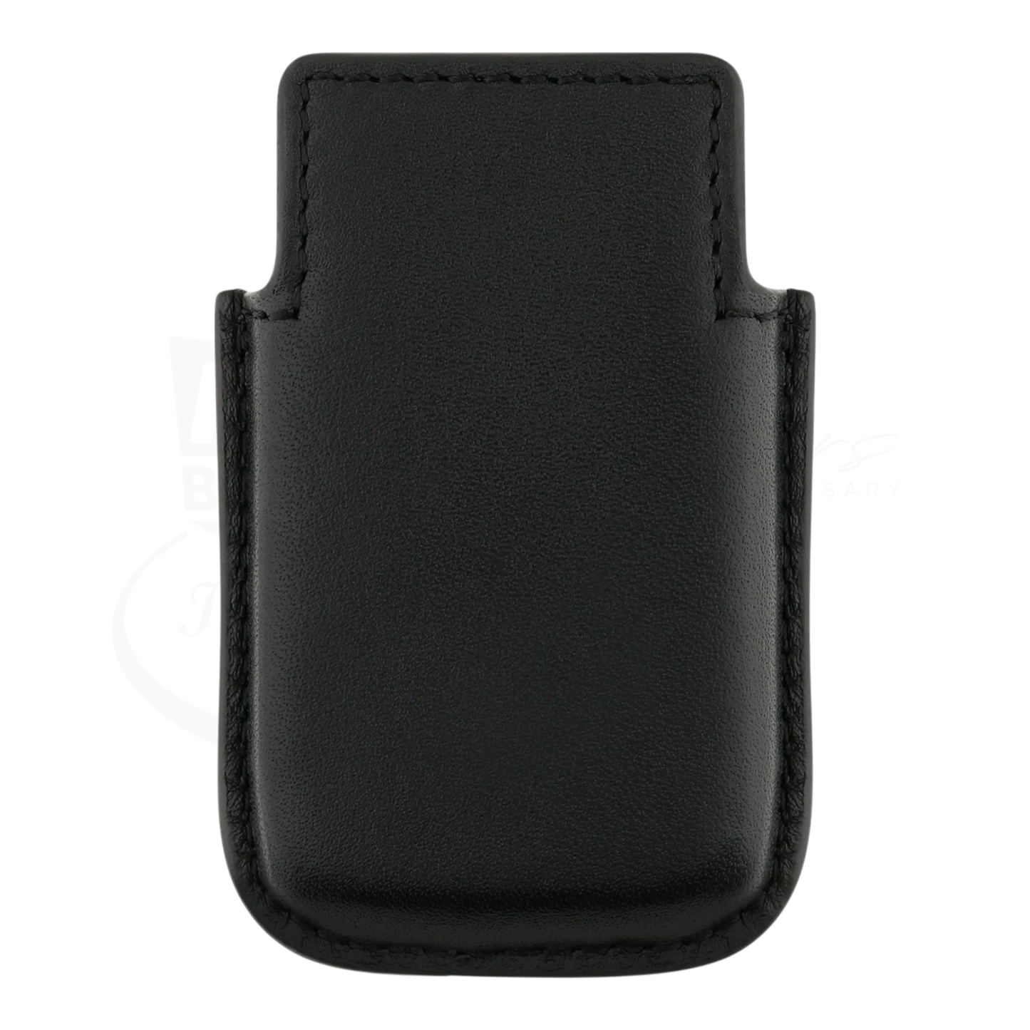 Backside of black soft leather lighter case for Slimmy lighters, slide in pouch