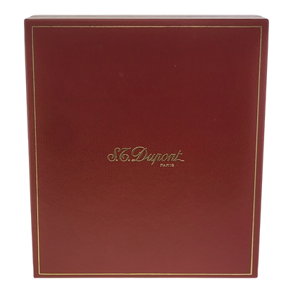 Preowned S.T. Dupont Ligne 2 Gold Peacock Feather Lighter, 016255-D1